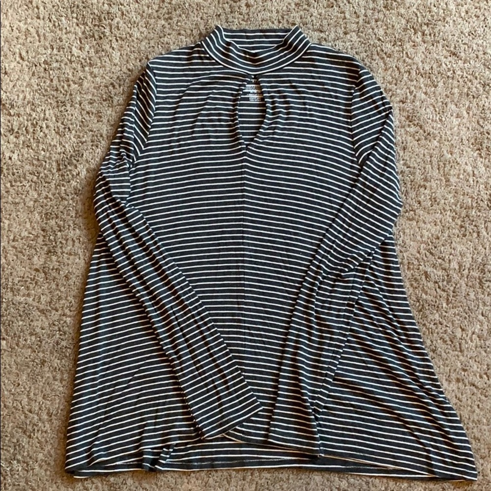 Soft and sexy ribbed High neck long sleeve